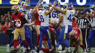 WHAT AN ENDING IN LOS ANGELES 49ers vs Rams [upl. by Marte]