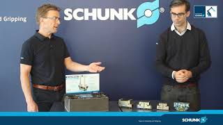 Product video of SCHUNK gripper PGNplusP [upl. by Ephram]