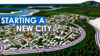 Starting A New City In Cities Skylines  Canalville [upl. by Lightfoot75]