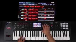 Roland FA0608  Advanced Layers and Splits Part 3 [upl. by Yltneb]