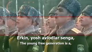 National Anthem of Uzbekistan  quotOʻzbekiston Respublikasining Davlat Madhiyasiquot [upl. by Ehtnax16]