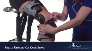 Single Upright OA Knee Brace [upl. by Kwarteng]