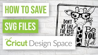 🥰 How to Create SVG Files in Cricut Design Space [upl. by Hamlen]