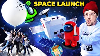 AMONG US ruins Space Launch Experiment FV Family 200 mph Vlog [upl. by Annat290]