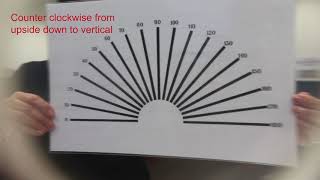 Video 2 Test for Astigmatism [upl. by Arot84]