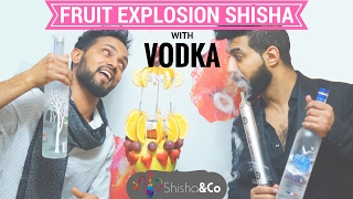 EXOTIC HOOKAH  FRUIT EXPLOSION WITH ALCOHOL  HOW TO [upl. by Rancell]