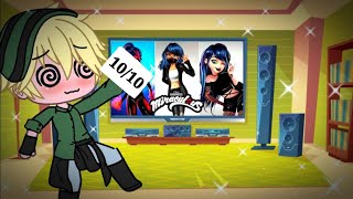 ✨ Adrien Reacts To Marinettes TikTok Glow Ups ✨  MLB  Gacha Life Skit  Original Idea [upl. by Suoicserp]