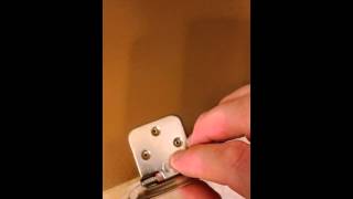 Part 2 how to install new hinges [upl. by Ojibbob449]