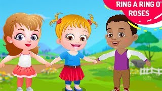 Ring A Ring O Roses  Ring Around the Rosie  More Nursery Rhymes amp Kids Songs By Baby Hazel [upl. by Ernaldus]