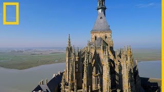 Visita el MontSaintMichel  National Geographic en Español [upl. by Lundell]