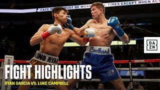 HIGHLIGHTS  Ryan Garcia vs Luke Campbell [upl. by Nellak]