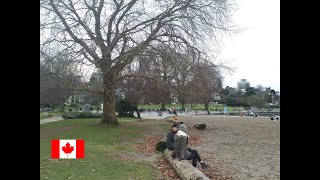 Kitsilano Beach Vancouver in Winter [upl. by Notlim]