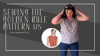 How To Create The Golden Rule Lutterloh Pattern 175 From Supplement 316 [upl. by Edgard]