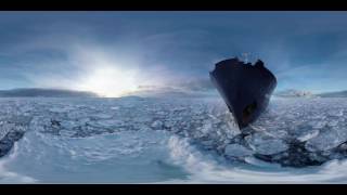 Vidéo 360° Antarctique  Voyage à travers les glaces [upl. by Oletha793]