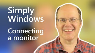 Windows 10  How to connect a monitor [upl. by Anirahs]