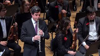 Gerald Finzi Clarinet Concerto David Hattner clarinet Huw Edwards conductor [upl. by Arul504]