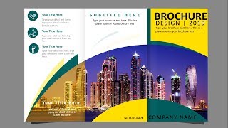 How to make a Brochure in PowerPoint [upl. by Burris]