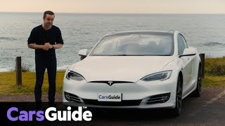 Tesla Model S P100D 2017 review  road test video [upl. by Katonah822]