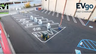 Time Lapse Construction of EV Fast Charging Station [upl. by Ardna]