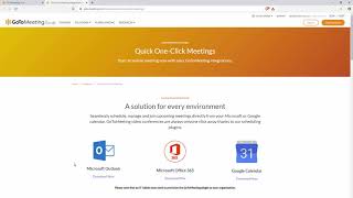 GoToMeeting How to use the Outlook Plugin [upl. by Morette146]