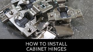 How To Install Cabinet Door Hinges [upl. by Lerner]