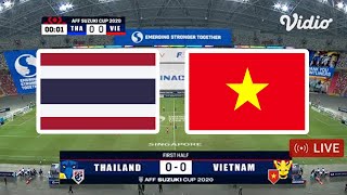 Thailand vs Vietnam LIVE • AFF Championship Suzuki Cup • LIVE MATCH SCORE [upl. by Laehpar350]