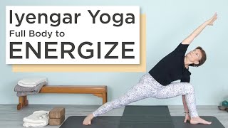 Iyengar Yoga Full Body To Energize With Kathy Cook HD [upl. by Pazit217]