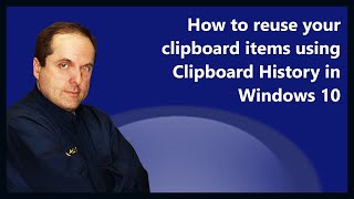 How to reuse your clipboard items using Clipboard History in Windows 10 [upl. by Akeber455]