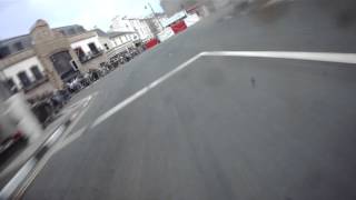 THE MORECAMBE MISSILE John McGuinness  TT 2015  On Bike Lap  Senior Race  Lap 1 [upl. by Yvi]