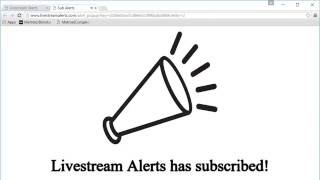 Setup Tutorial for YouTube Alerts  OBS Studio  Livestream Alerts [upl. by Wilona]