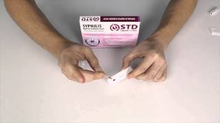 How to use syphilis rapid test kit  STDrapidtestkitscom [upl. by Ahsikit46]