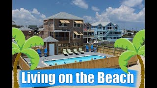 Outer Banks Beachhouse House Tour  Its ON the Beach [upl. by Robbert857]