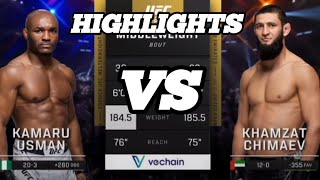 UFC 294 Chimaev vs Usman  Highlights [upl. by Dnalyag426]