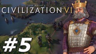 Civilization 6 Deity Byzantium  Crusaders Part 5 [upl. by Nylatsyrc791]