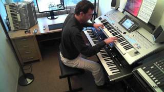 Tico Tico No Fuba By Rico Rico Performed On Yamaha Tyros 4 And Roland G70 Klaus Wunderlich Style [upl. by Hetty]