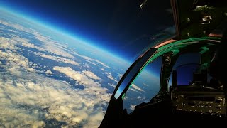 MiG31 Foxhound Edge Of Space Flight • Cockpit View [upl. by Jarrid]