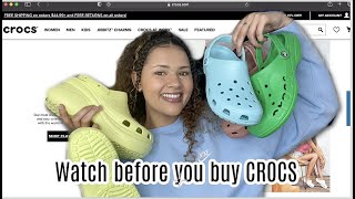 EVERYTHING YOU NEED TO KNOW ABOUT CROCS CLASSIC BAYA PLATFORM ampBAE CLOGS FULL REVIEWSIZE GUIDE [upl. by Meara]