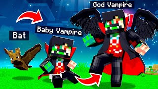 UPGRADING into a GOD VAMPIRE in MINECRAFT [upl. by Sivia503]