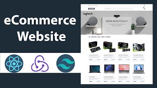 eCommerce Website in React JS and Tailwind CSS [upl. by Norehc910]