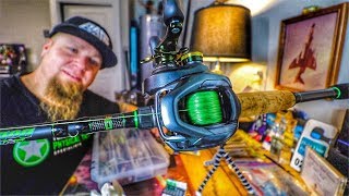 How I Set Up A New Reel  Shimano Curado DC 150HG  Dobyns Fury 734C [upl. by Antoni]