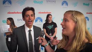 Disney Channels Karan Brar Interview at 9th Annual Thirst Gala [upl. by Pepin297]