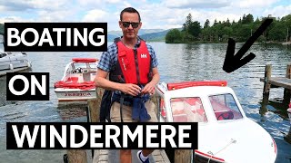 WINDERMERE BOAT HIRE LAKE DISTRICT  ENGLAND [upl. by Mowbray]