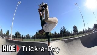 HowTo Skateboarding Handplants with Andrew Langi [upl. by Llertrac194]