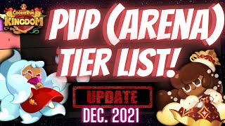 Updated Dec 2021 Arena PVP Tier List  Cookie Run Kingdom [upl. by Artsa]