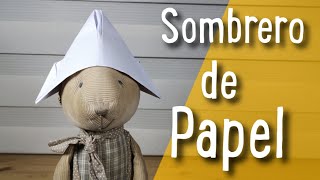 COMO HACER UN SOMBRERO DE PAPEL [upl. by Dopp389]