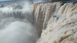 Vista Panorámica en la Garganta del Diablo Cataratas Iguazú ARG [upl. by Yot]