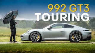 NEW Porsche 911 GT3 Touring Review Less Is More Fun  4K [upl. by Kata]