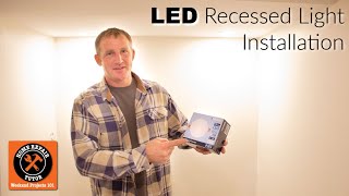 How to Install Recessed Parmida LED Ceiling Lights [upl. by Byrdie689]