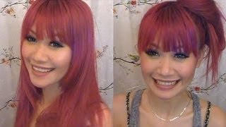 How To Cut BluntStraight Bangs at Home [upl. by Anedal]