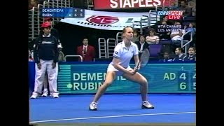 Elena Dementieva vs Chanda Rubin YEC Los Angeles 2003 [upl. by Llebanna]